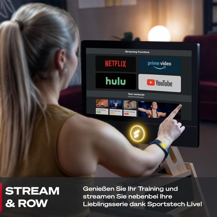 Produktbild Sportstech Rudergerät AquaElite OAK