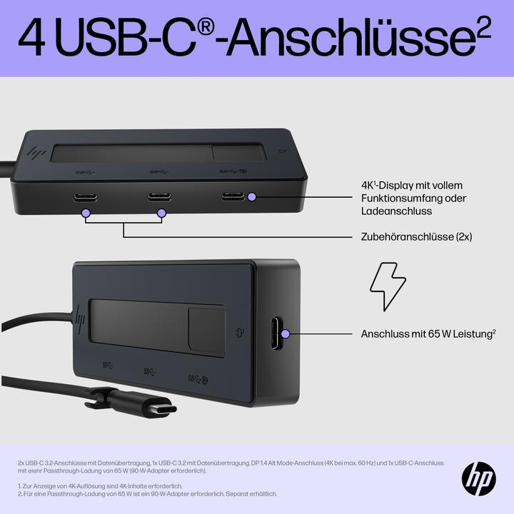 Produktbild HP Multiport (USB-C, 4 Ports)