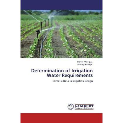Determination of Irrigation Water Requirements, Fachbücher
