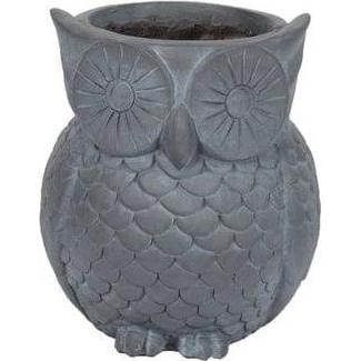 Garden Center, Vaso da fiori, PLANTER OWL LT34101-B P75 26X26X31CM (26 cm)