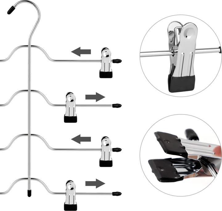 Produktbild Songmics Hosenbgel (3x)