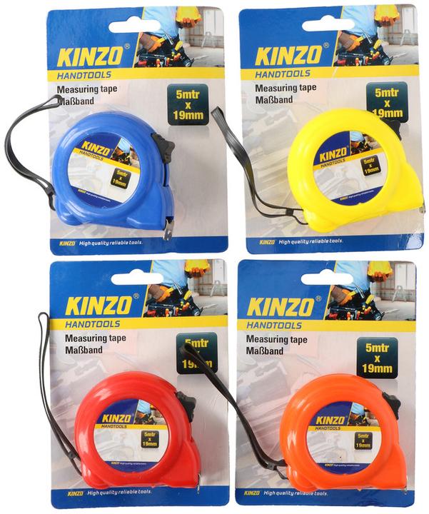 Actual product image Kinzo Tape measurer 5mtr x 19mm PES