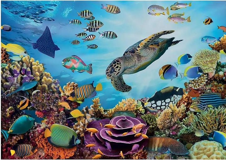 Actual product image Calypto Underwater World 500 Piece XL Jigsaw Puzzle (500 pieces)