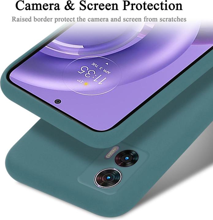 Actual product image Cadorabo Bumper TPU Liquid Silicone Case (Motorola Edge 30 Neo)