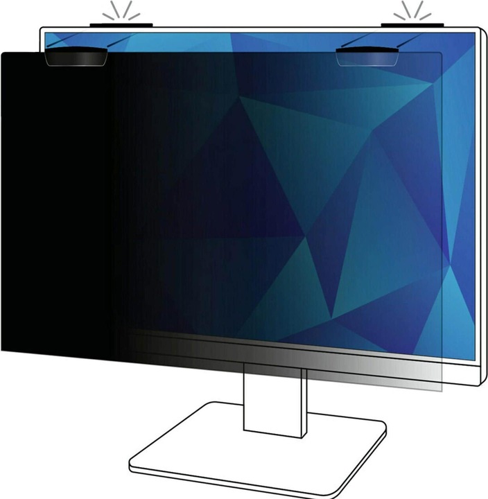 Immagine prodotto 3M Filtro antiriflesso f. Monitor a schermo intero da 23" 16:9PF230W9EM (23", 16 : 9)