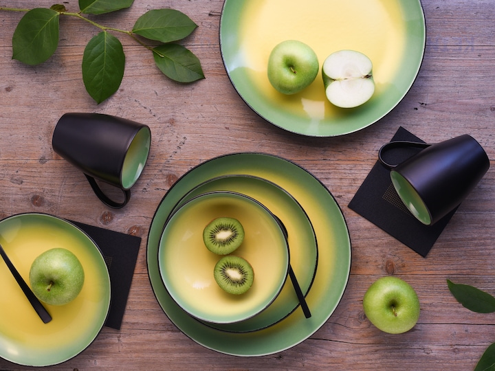 Actual product image CreaTable hot green (16 Piece)