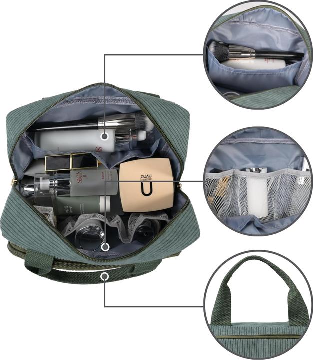 Produktbild Only-Bags.Store Kulturbeutel Cord Kosmetiktasche