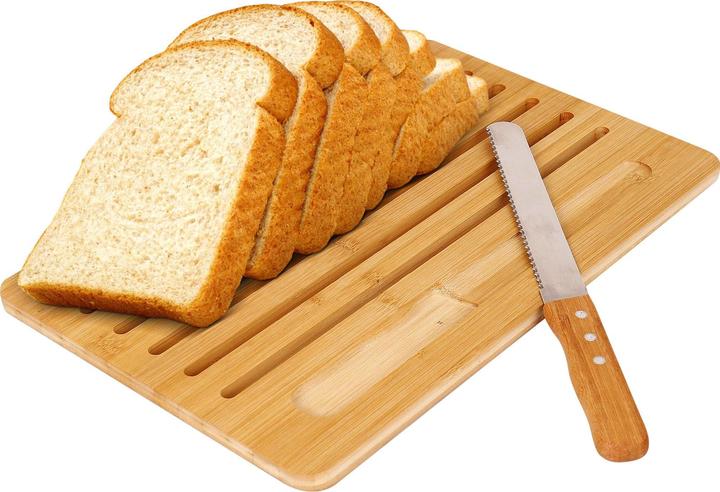 Produktbild Cheffinger Schneidebrett Brot mit Messer