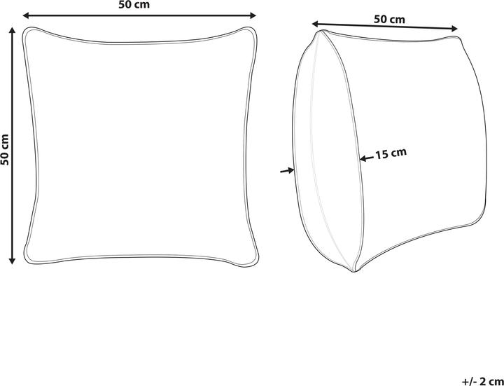 Produktbild Beliani Oujda (50 x 50 x 15 cm)