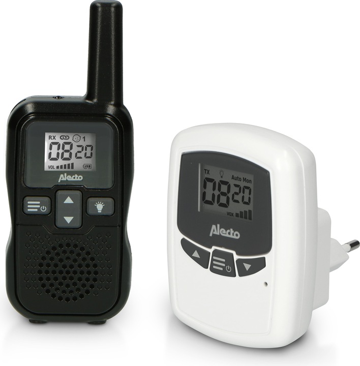 Babiage Alecto DBX PMR Babyphone mit Kanälen (Babyphone Audio, 3000 m)