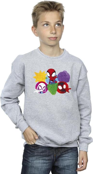 Immagine prodotto Spidey And His Amazing Friends Faces Felpa Ragazzi (116)