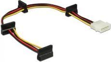 Actual product image Delock Power cable Molex - 4x SATA 0.4 m