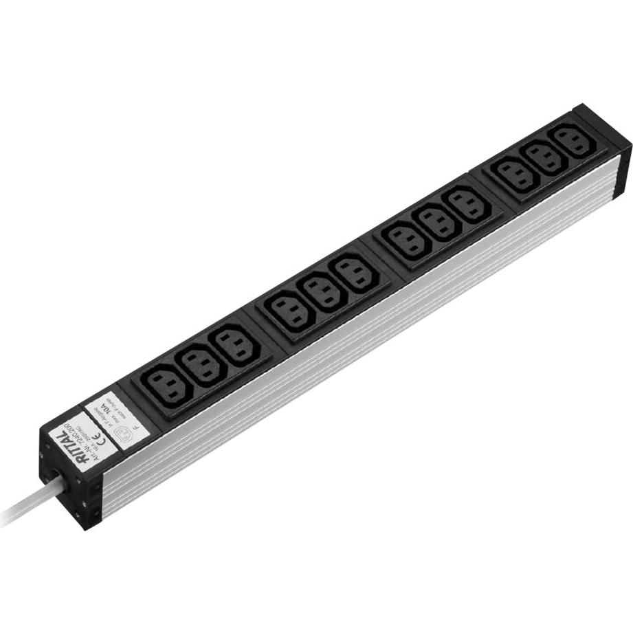 Rittal Socket strips for IEC (12)C13Cord Length () wire, USV Zubehör