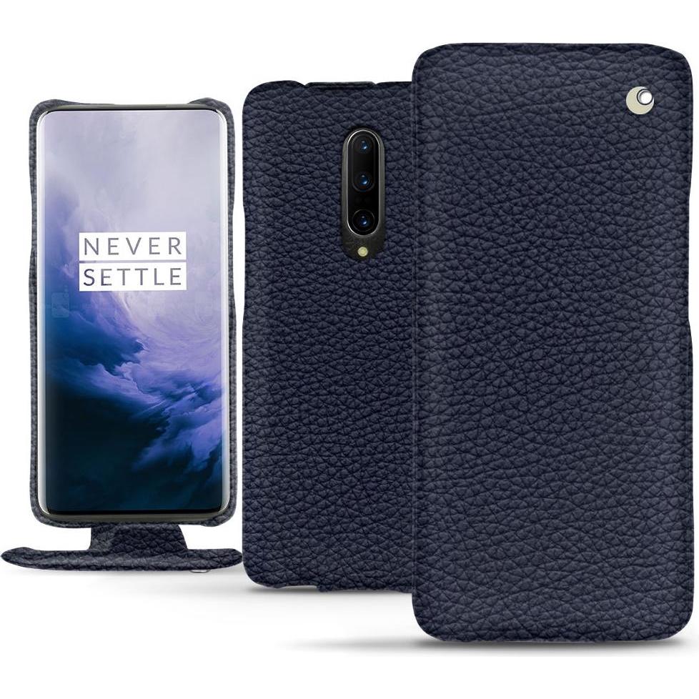 Thumbnail - Noreve Lederschutzhülle vertikal (OnePlus 7 Pro), Smartphone Hülle, Violett