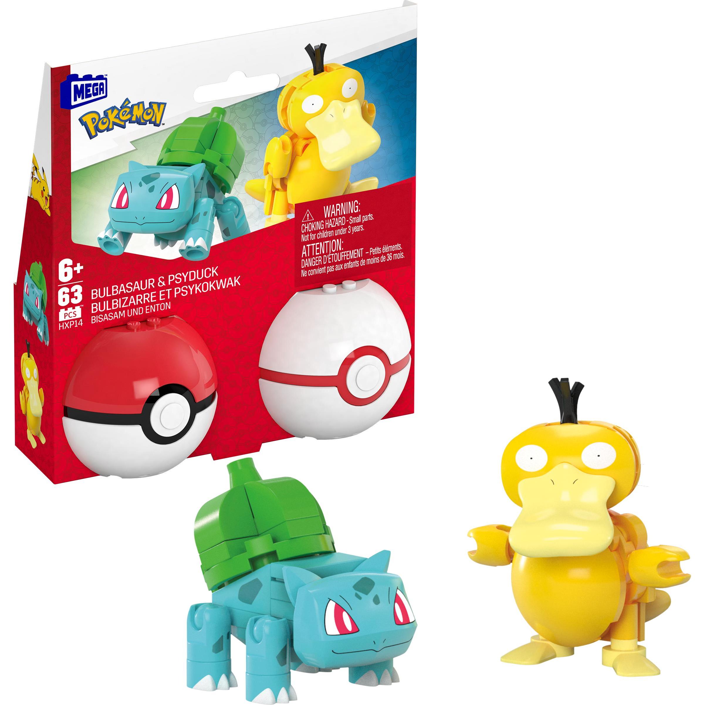 Pokémon Bulbasaur and Psyduck