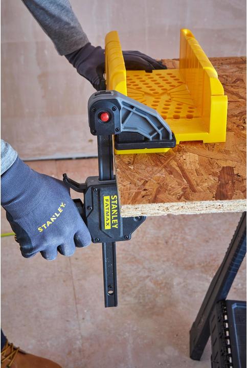 Actual product image Stanley Mitre box with saw