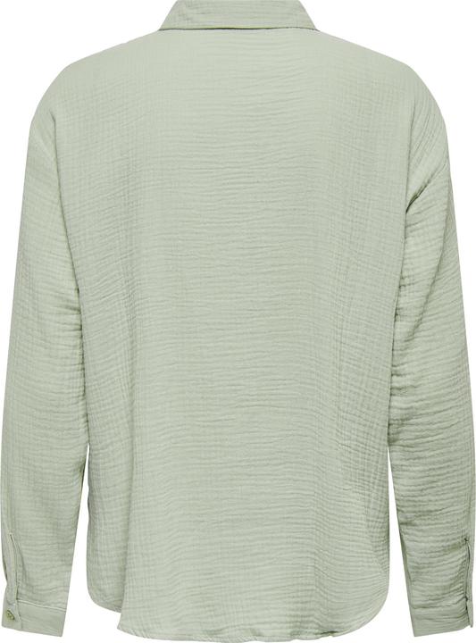 Image du produit JdY Coupe normale Col chemise Poignets avec bouton Coupe volumineuse des manches Chemise (M)