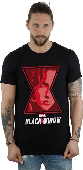 Produktbild Black Widow Film Logo Fenster TShirt (5XL)