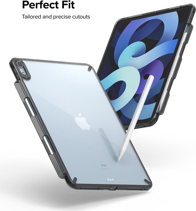 Productafbeelding Ringke Exclusieve harde Fusion Combo case met gel frame voor iPad Air 2020/2022 + doorzichtige (iPad Air 2020 (4e generatie), iPad Air 2022 (5e gen))