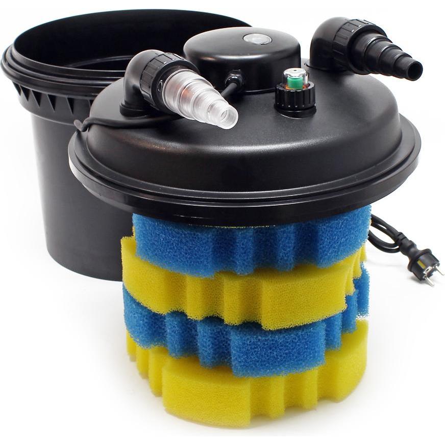 Thumbnail - SunSun, Brunnen + Gartenteich, CPF-280 Druckteichfilter 9000 l/h / 11 W Teichdruckfilter Teichfilter