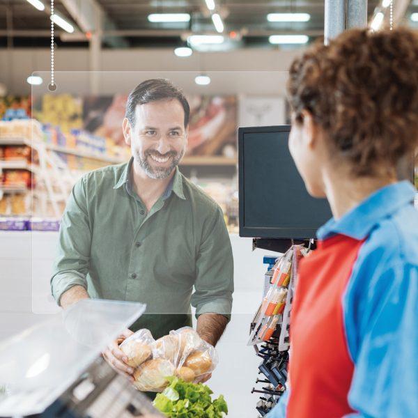 Actual product image Franken Partition wall with ceiling hanger (80 cm, 65 cm)