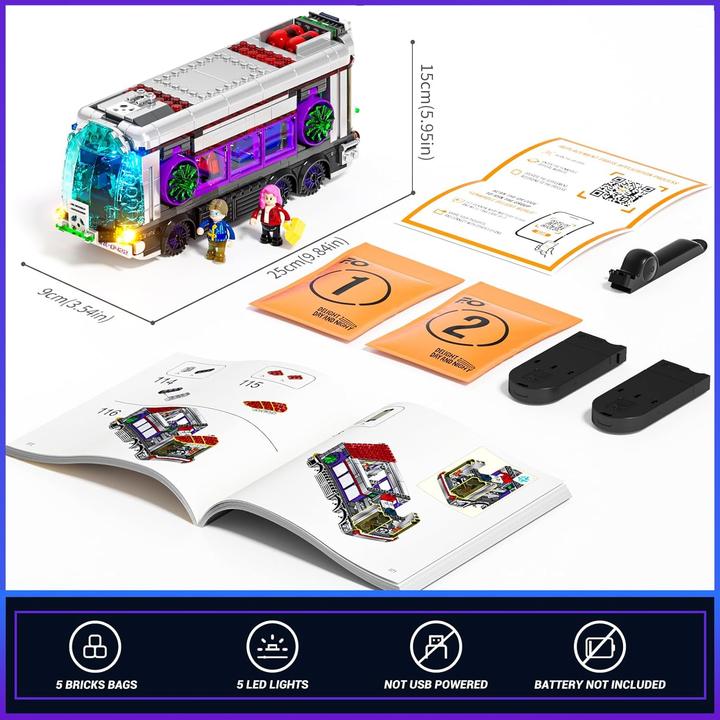 Image du produit Lumibricks Cyberpunk Bus