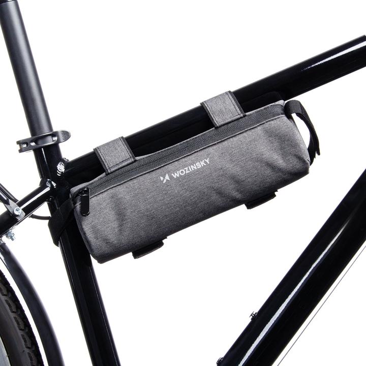 Immagine prodotto Wozinsky Borsa da bicicletta WBB37GRB con isolamento termico - grigio (0.70 l, Borsa portapacchi)