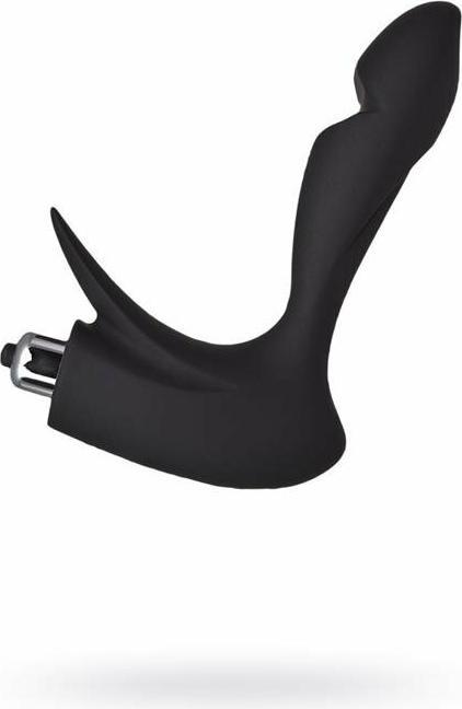 Toyfa EROTIST Erster Prostatastimulator, Silikon, schwarz, 14,4 cm