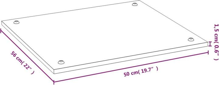 Image du produit vidaXL Herdabdeckung