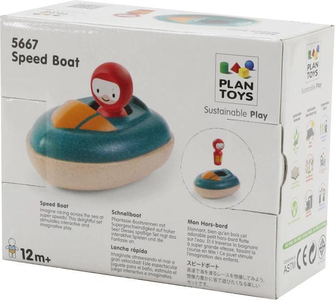 Produktbild Plantoys Schnellboot
