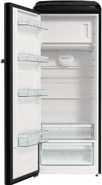 Actual product image Gorenje ORB 615 DBK-L black refrigerator (247 l)