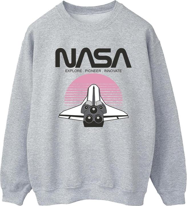 Actual product image Nasa Womens/Ladies Space Shuttle Sunset Sweatshirt (M)