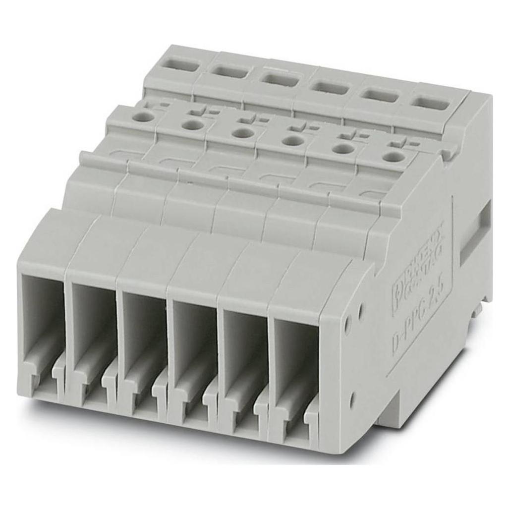 Phoenix Contact PPC 2,5/6, Elektronikkabel + Stecker, Grau