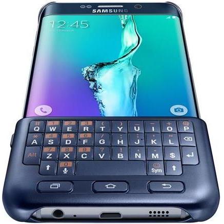 Samsung Keyboard Cover (DE, Galaxy S6 Edge), Tablet Tastatur, Schwarz