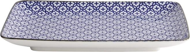 Produktbild Tokio Design Tokyo Design Studio - 20.4 cm x 13 cm Teller eckig Mixed blau sachiko (1 x)