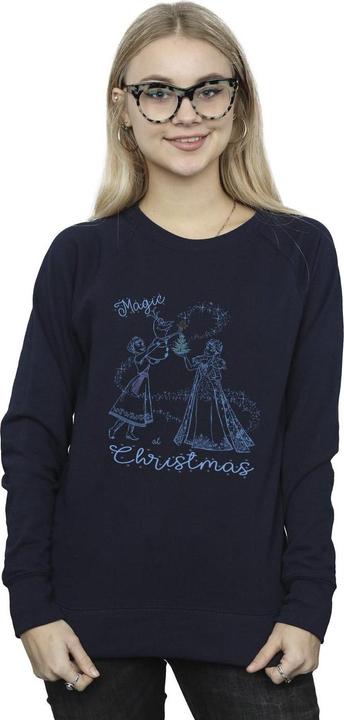 Actual product image Disney Womens/Ladies Frozen Magic Christmas Sweatshirt (XXL)