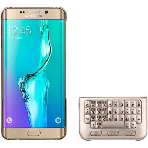 Thumbnail - Samsung Keyboard Cover (DE, Galaxy S6 Edge+), Tablet Tastatur, Gold