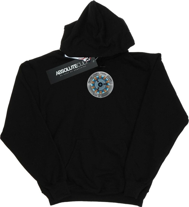 Avengers Endgame Tony Stark Heart Kapuzenpullover (S)