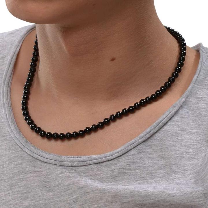 Produktbild Bijouteria Steinkette (Edelstahl, Onyx, 40 cm)