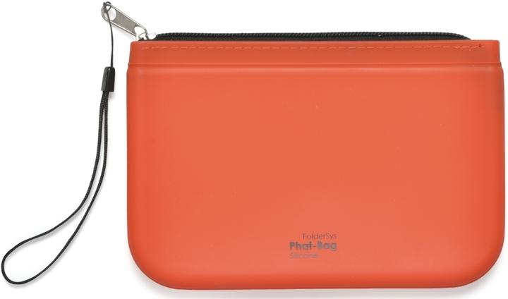 Actual product image Foldersys PHAT BAG A6 zip bag orange/black 1.2 mm (A6, 1 x)