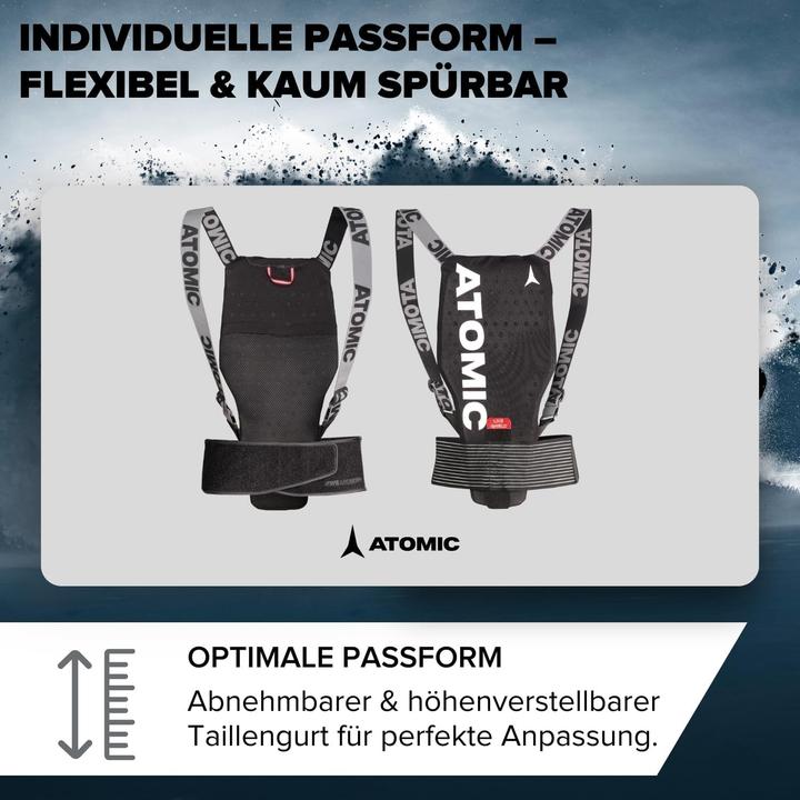 Actual product image Atomic LIVE SHIELD Black (XS, Back protector, Unique specimen)