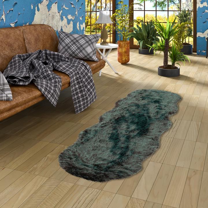Produktbild Pergamon Luxus Super Soft Fellteppich Aspen Meliert Shape XL (55 x 160 cm)