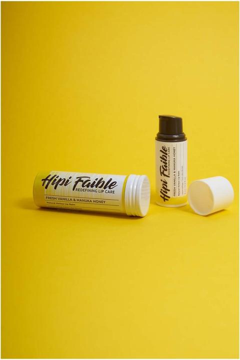 Actual product image Hipi Faible - Lip Balm Fresh Vanilla & Manuka Honey