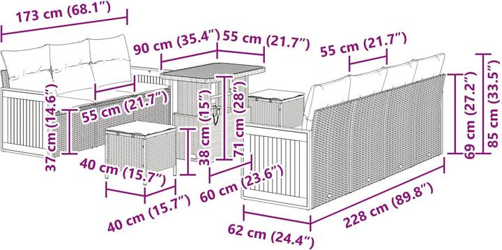 Produktbild vidaXL Roman