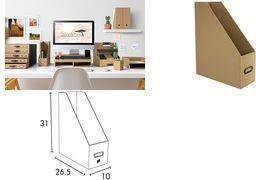 Image du produit Oxford Porte-revues "Savana", DIN A4+, en carton, naturel, en carton recyclé, pour format DIN A4 (A4+)