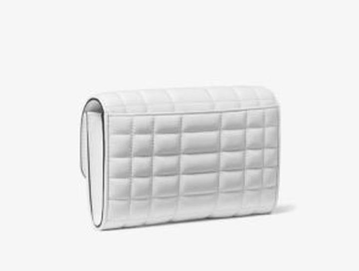 Actual product image Michael Kors Quilted Leather Wallet with Chain