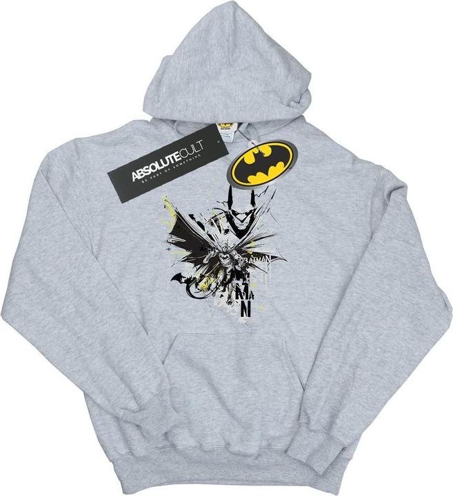 Immagine prodotto Batman Batface Splash Felpa con Cappuccio Donna (XXL)