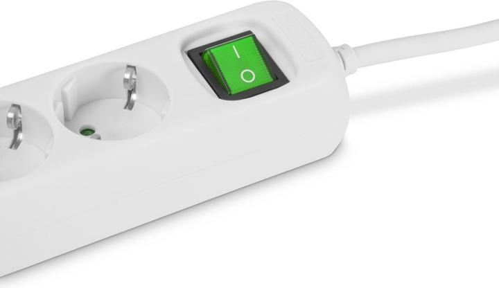 Produktbild Hama Steckdosenleiste, 3-fach, Schalter, 3 m, Weiss (3x, 3 m)