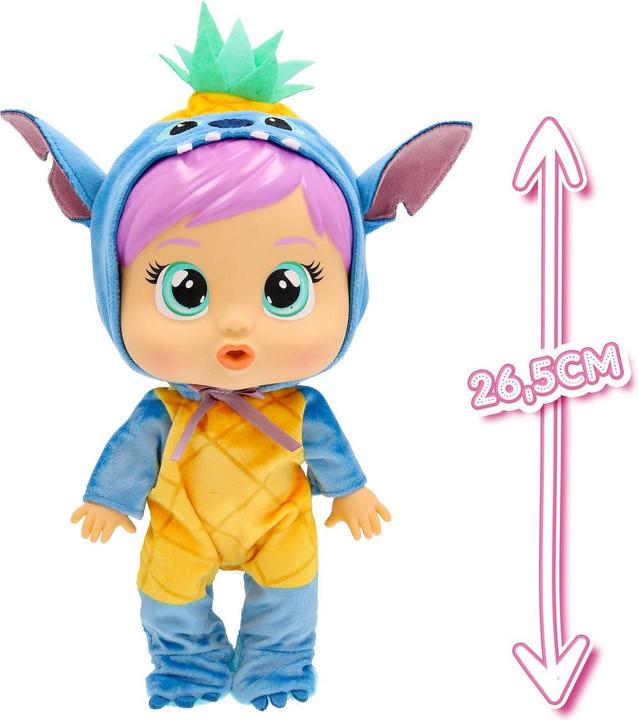 Actual product image Cry Babies Loving Care Stitch Baby Doll