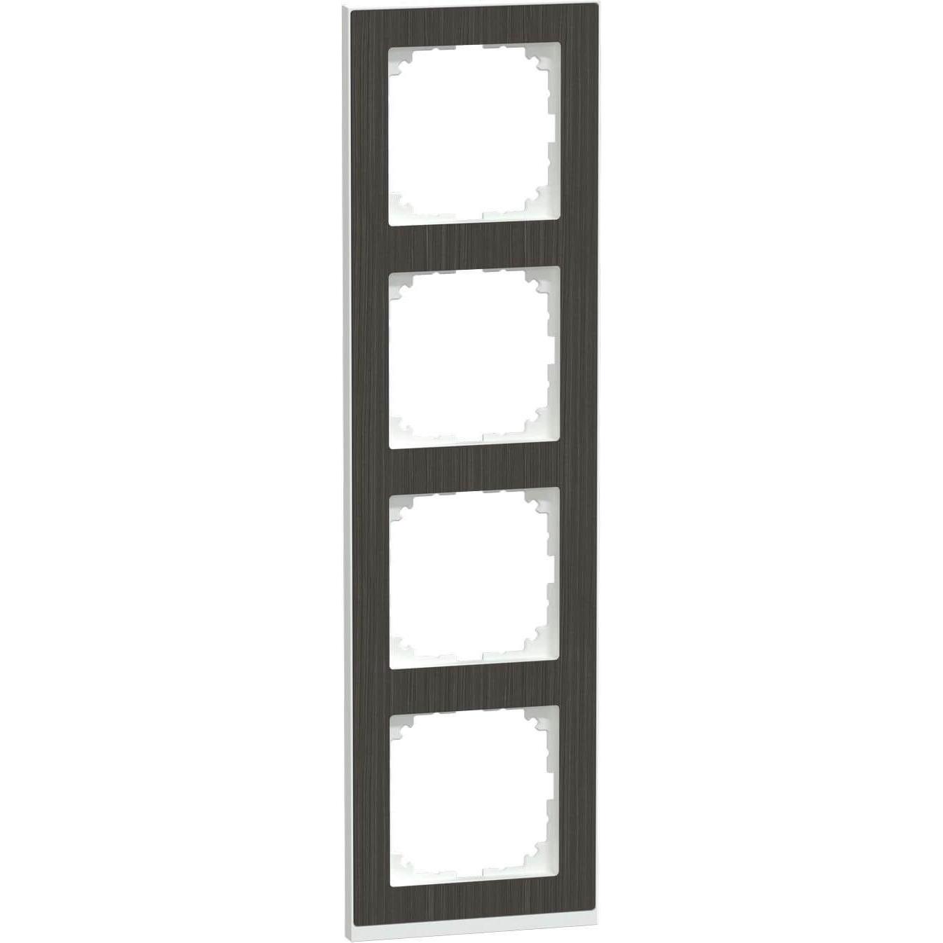 Thumbnail - Merten, Zubehör Schalterprogramm, M-Pure Decor-Rahmen, 4fach, MEG4040-3674